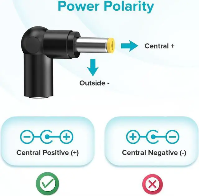 Alt view image 6 of 7 - POWSEED Universal AC Adapter 45W 5V 6V 7.5V 9V 12V 13.5V 15V DC Power Supply 1A 2A 3A for Household Electronics Routers CCTV IP Cameras Speaker LED Strips, 5FT Charger Cord