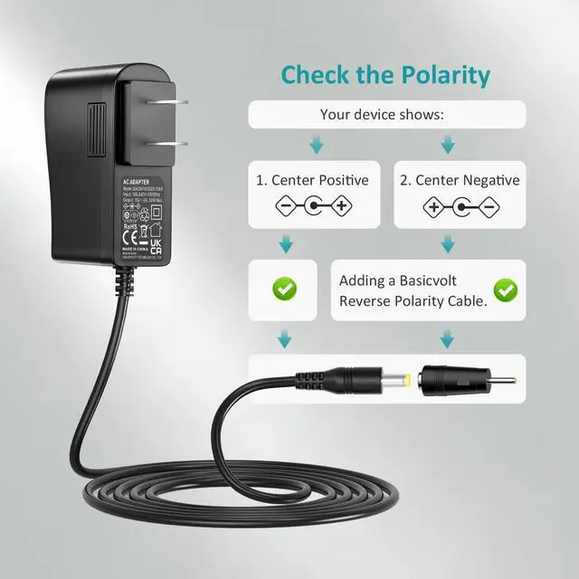 Alt view image 2 of 7 - 15V 2A 1A Switching Power Supply Charger 15Volt 2Amp 1.5A Universal AC/DC Adapter Replacement Regulated Power Cord for Litter Robot LED Light and More 15Vdc Household Electronics