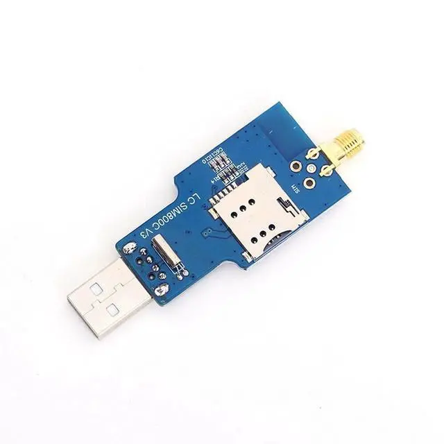 Alt view image 6 of 12 - Usb To Gsm Serial Gprs Sim800C Module Bluetooth Computer Control + Antenna