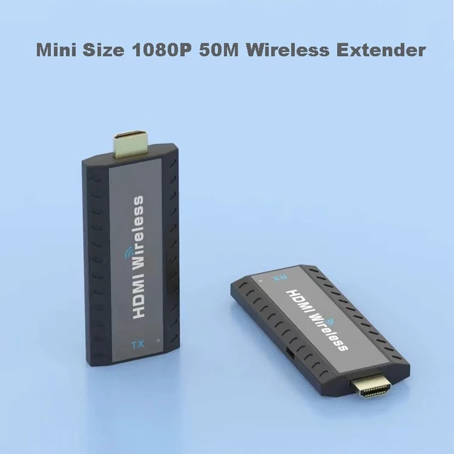 Alt view image 4 of 5 - 1 TX 1 RX,1 TX 1 RX HDMI Extender Transmitter 1080P WiFi HDMI Splitter Extender 1x2 Dual Display for PS3/4 Camera PC HDTV Monitor Projector