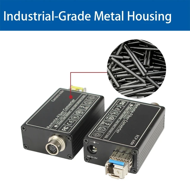 Alt view image 3 of 5 - US Plug,For SONY 8-Pin RCP Fiber Extender Remote Module for SDI Broadcast Control, LC Single mode, 10KM, Compatible with RCP?1000/1500