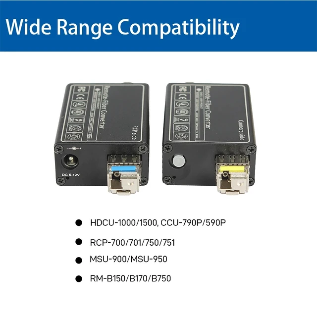 Alt view image 4 of 5 - US Plug,For SONY 8-Pin RCP Fiber Extender Remote Module for SDI Broadcast Control, LC Single mode, 10KM, Compatible with RCP?1000/1500