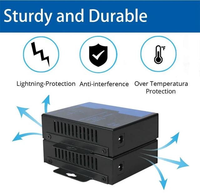 Alt view image 4 of 5 - 2R MM Duplex,Industrial RS232 RS422 RS485 Fiber Optic Modem Serial Communication Data Converter Device Server over Fiber Extender up to 20KM