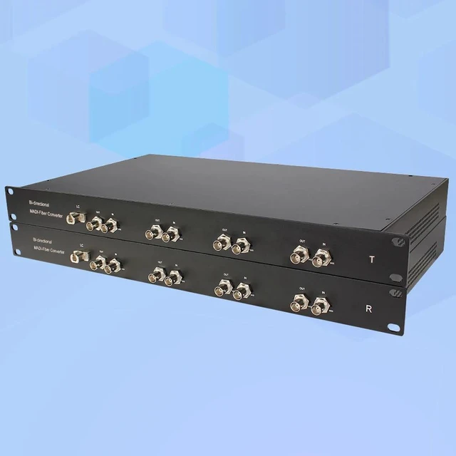 Alt view image 3 of 4 - MADI Module,MADI Fiber to Coaxial Converter, 4x Input/Output MADI Expansion Module with Simplex LC SFP, up to 64 Bidirectional Channels
