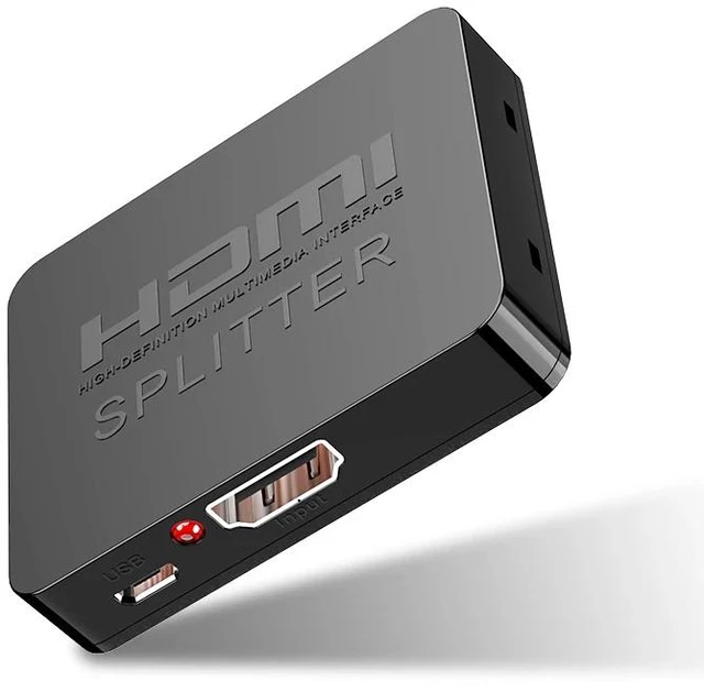 Main image of 1 in 4 out,1x4 HDMI Splitter 1x2 4K HDMI Distributor Splitter 1 in 4 out Amplifier 1080P Video Splitter 1x2 for PC Laptop Monitor Projector