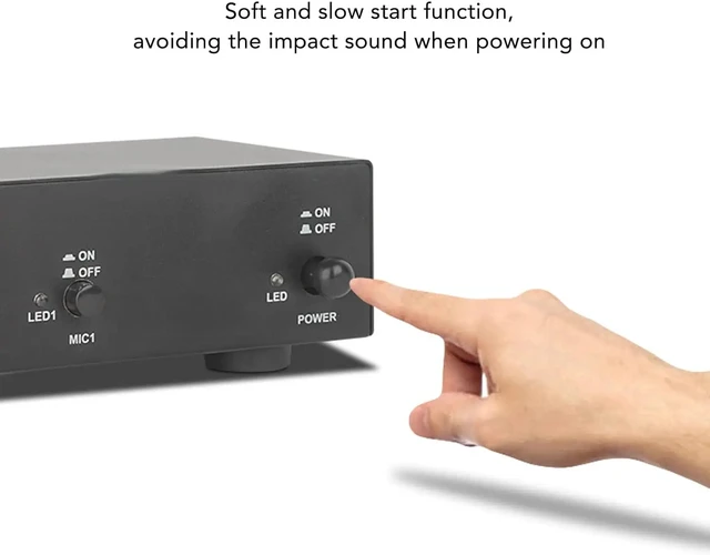Alt view image 5 of 5 - ,2-Channel 48V Phantom Power Supply Dual Mixed Output Microphone Power Supply with 3.5mm Audio Cable for MIC Music Recording