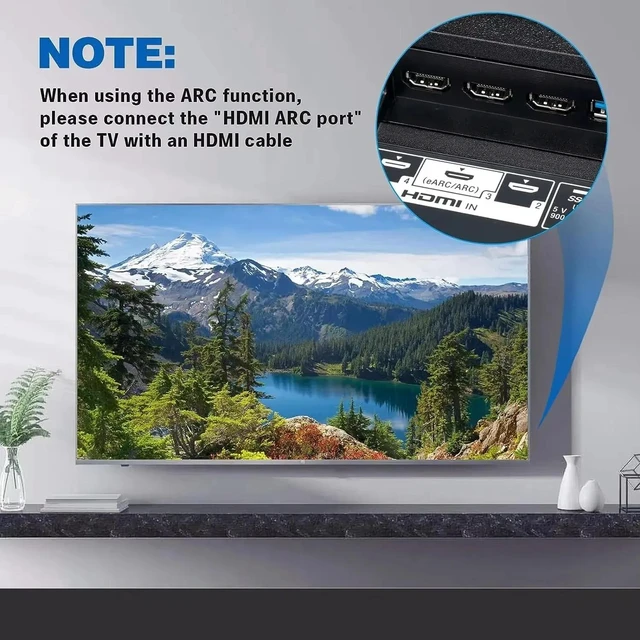 Alt view image 5 of 5 - with AU Plug,4K 60Hz Bi-direction HDMI eARC Audio Extractor 7.1CH HDMI Audio Switch Splitter 1x2 2x1 with Toslink SPDIF+COAXIAL+Aux Audio out