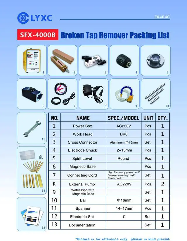 Alt view image 6 of 6 - Portable SFX-4000B EDM Broken Tap Remover M2-M36 for Broken Screw Tap Bolt Drill