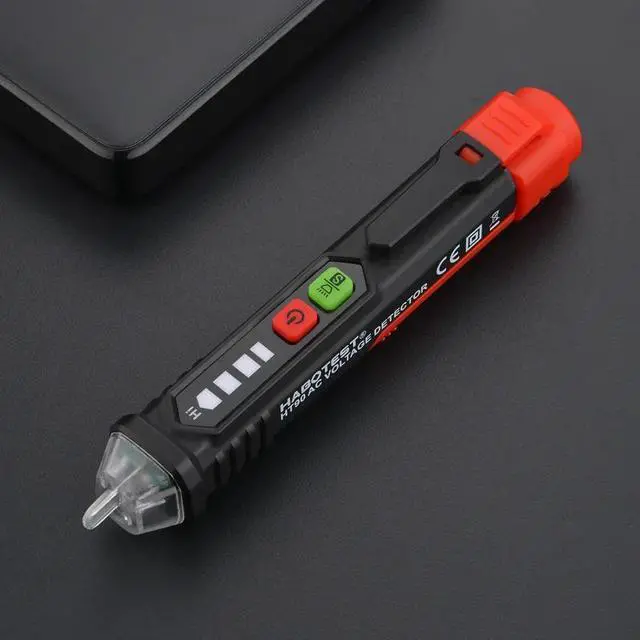 Alt view image 2 of 7 - First picture~Non-Contact phase Rotation AC pen Detector DIY Voltage Tester Electrician Tools Live Null Wiring  Checker Hi Low Sensitivity(White HT100Px1Pcs
)