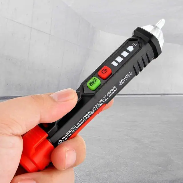 Alt view image 3 of 7 - First picture~Non-Contact phase Rotation AC pen Detector DIY Voltage Tester Electrician Tools Live Null Wiring  Checker Hi Low Sensitivity(White HT100Px1Pcs
)