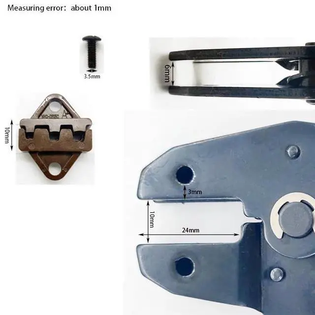 Alt view image 7 of 7 - First picture~Crimping tool jaw SN-48B / 48 b / 02 c / h 2549/03/2546 b / 2 wf2c / 06   wf / 16 wf / 06SN pliers series special jaw(Red SN-0325
)