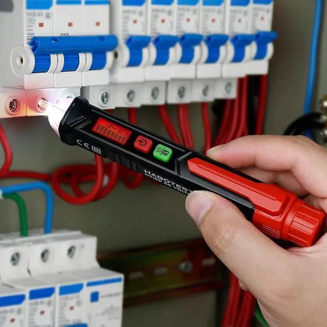 Alt view image 5 of 6 - First picture~Non-Contact Voltage Detector Tester pen Voltage Indicator Electric Tester Smart DMM Electrician Tools Break Circuit Finder