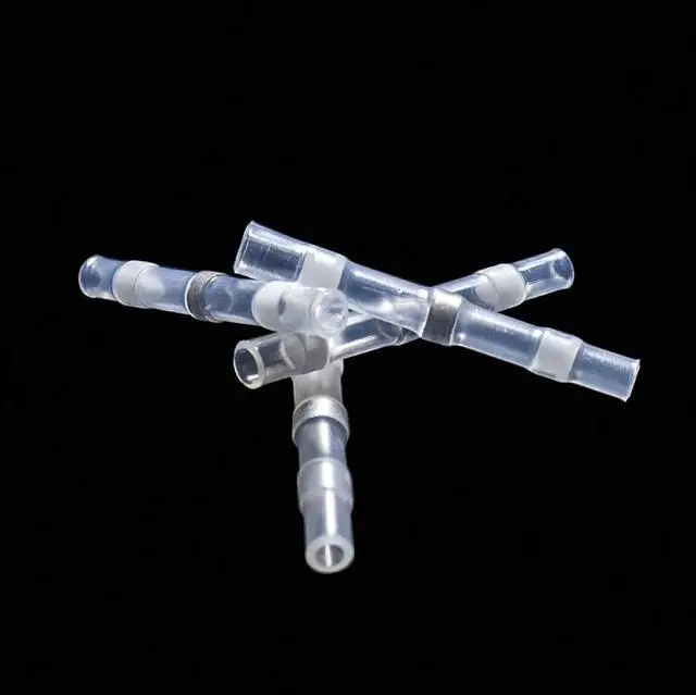 Main image of First picture~Electrical Connector Heat Shrink Without Crimp Waterproof Sleeve Solder Terminal Sealed Insulation Butt Wire Joint(Male ferrule 30Pcs
Whitewhite
)