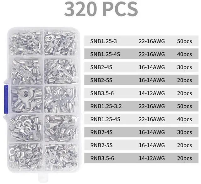 Main image of First picture~Electrical Connectors U Shaped O Shaped Wire Terminals 0.5-4MM Lugs Cable Terminal Wire Tips Car Ship Crimping pliers Tool Set(Dark Grey 1Pcs Box
)