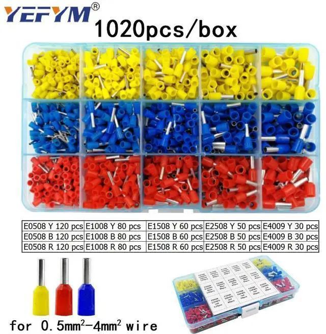 Alt view image 5 of 7 - First picture~HSC8 6-4 ferrule Crimping pliers 0.25-10mm² Automatic crimping wire crimper tools mini electrician suit kit with terminals box(Gold HSC8 6-4
)