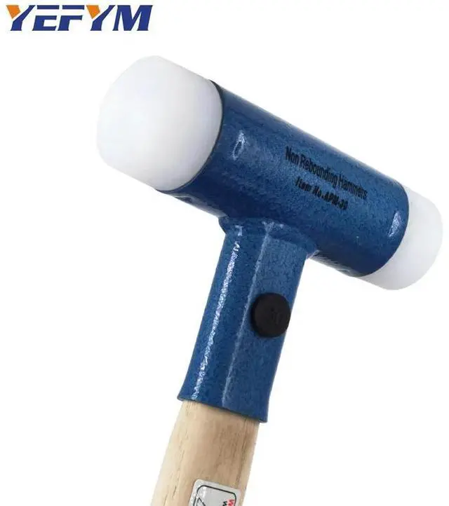 Alt view image 3 of 6 - First picture~Double Face Tap Nylon Hammer 30mm-60mm For Multifunctional hand tool hard plastic and Walnut wood handle diameter tools(Weight: 50-99g AP M-35
)