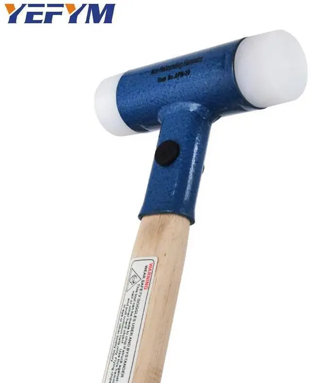 Alt view image 4 of 6 - First picture~Double Face Tap Nylon Hammer 30mm-60mm For Multifunctional hand tool hard plastic and Walnut wood handle diameter tools(Weight: 50-99g AP M-35
)