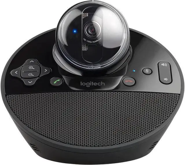 Alt view image 6 of 7 - Logitech BCC950 Desktop Video Conferencing Solution, Full HD 1080p B23 Video Calling, Hi-Definition Webcam, Speakerphone with Noise-Reducing Mic, For Skype, WebEx, Zoom PC/Mac/Laptop/Macbook - Black