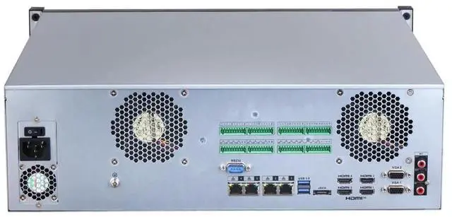 Alt view image 10 of 14 - Dah,ua 4k 8k 32MP 64CH AI NVR616H-64-XI 3U 16HDDs WizMind Network Video Recorder
