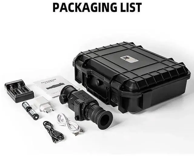 Alt view image 6 of 7 - Hti Ht-C19 Thermal Scope Monocular IR Resolution 640X512 Hunting Thermal Imaging Focus: 35mm