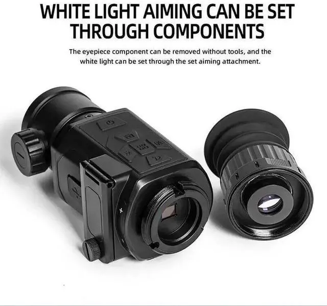Alt view image 3 of 7 - Hti Ht-C19 Thermal Scope Monocular IR Resolution 640X512 Hunting Thermal Imaging Focus: 35mm
