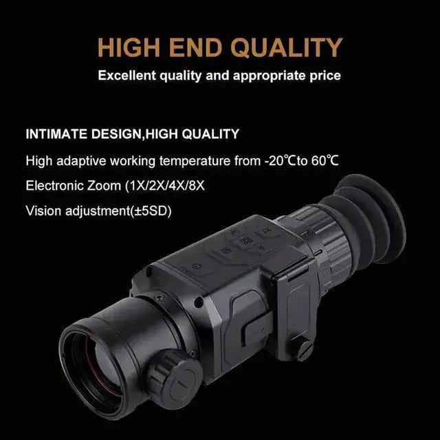 Alt view image 2 of 7 - HT-C18 Thermal Imaging Monocular 384x288 Infrared Night Vision Wifi Camera KD Focus: 35mm