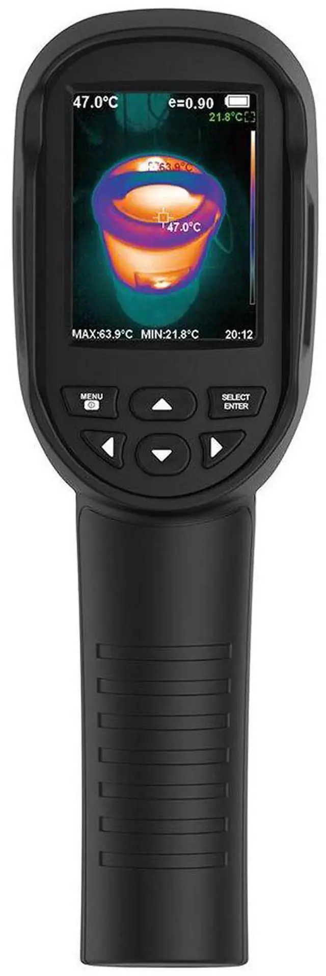 Alt view image 5 of 7 - HT-04D Handheld Infrared Thermal Imaging Camera HD IR Temperature Detector Tool