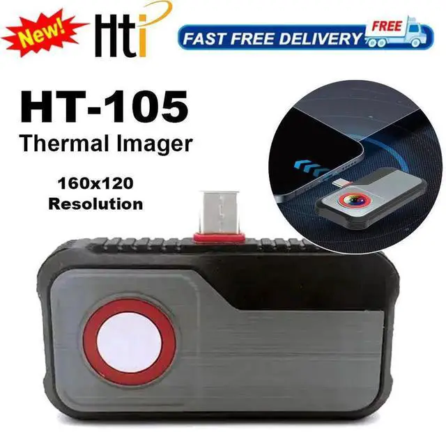 Main image of Hti HT-105 Thermal Camera Android 160x120 Infrared Thermal Imager for Phone