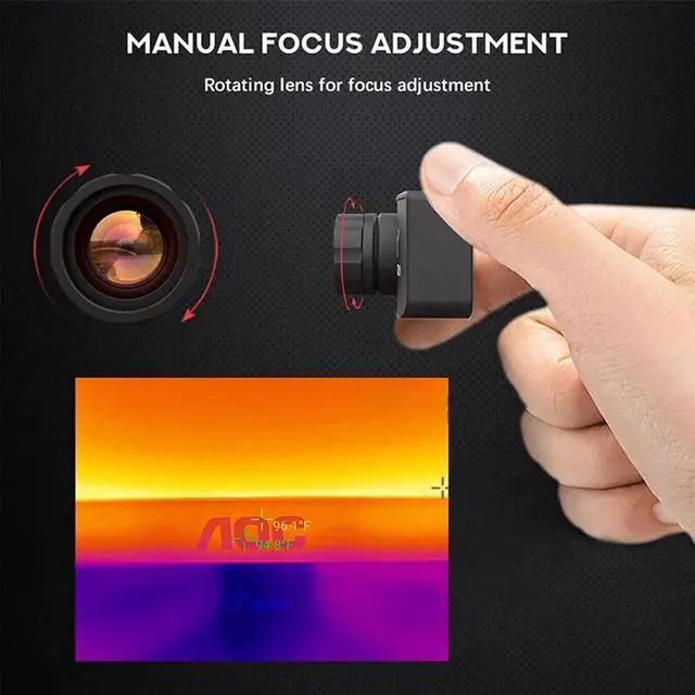 Alt view image 5 of 7 - 384x288 USB Manual Focus Infrared Thermal Imaging Camera for Android HT-301