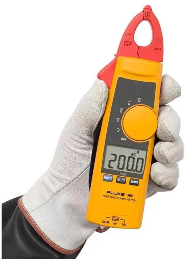 Alt view image 4 of 7 - Fluke 365 Clamp Meter Tool True-RMS w/ 18mm Detachable Jaw AC/DC w/ Case F365