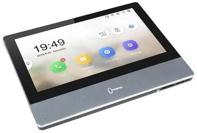 Alt view image 6 of 7 - Hi,kv,ision DS-KH8350-WTE1 7" PoE WiFi Series Indoor Station Monitor Intercom USA