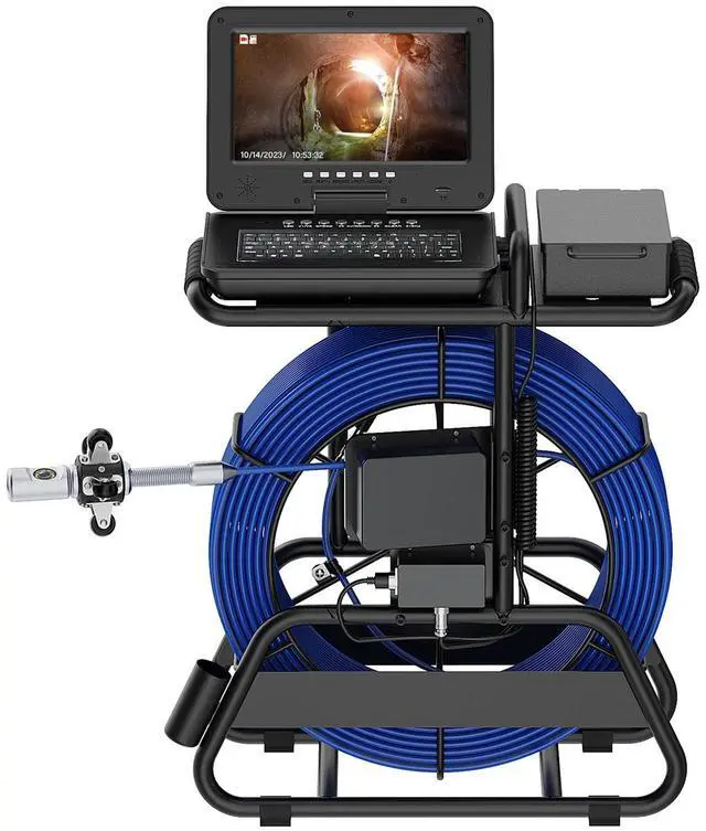 Main image of 10" IPS Borescope DVR Recorder 360° Rotate Inspection Camera IP68 Waterproof 512HZ Endoscope