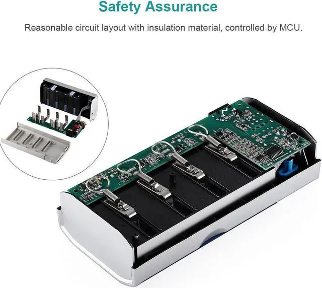 Alt view image 4 of 6 - LCD Smart Battery Charger For AAA AA C D 9V Ni-MH Ni-CD Rechargeable Batteries