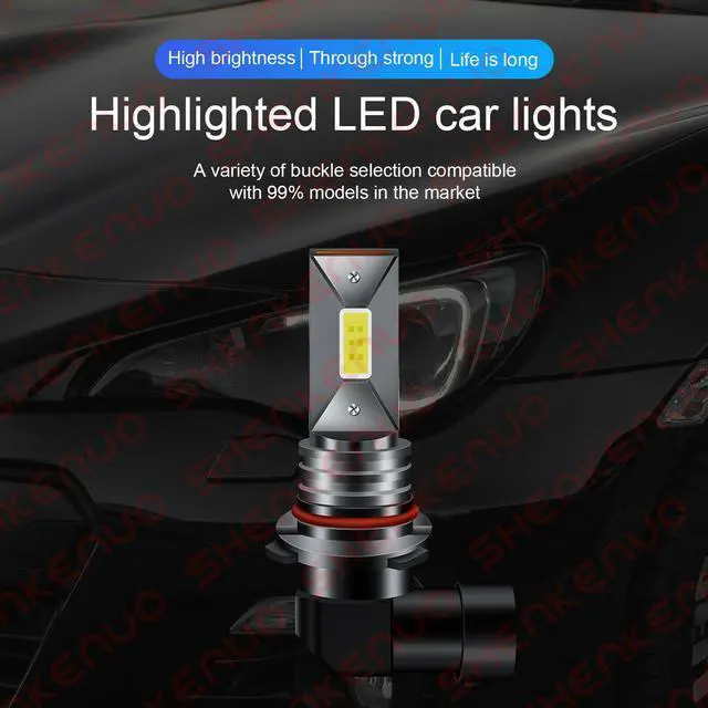 Alt view image 2 of 6 - For  Silverado 1500 2500 HD 2004-2006 6K LED Headlight+Fog Light Bulbs KIT