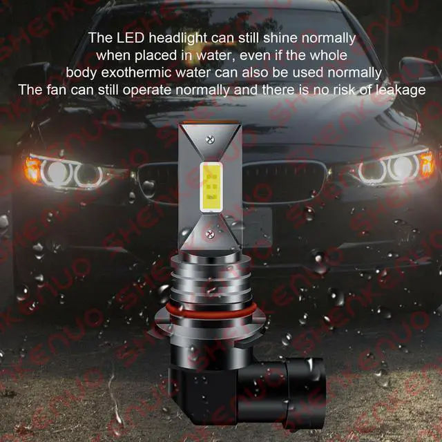 Alt view image 5 of 6 - For  Silverado 1500 2500 HD 2004-2006 6K LED Headlight+Fog Light Bulbs KIT