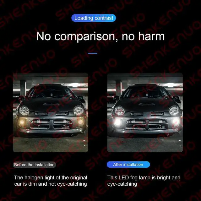 Alt view image 4 of 6 - For  Silverado 1500 2500 HD 2004-2006 6K LED Headlight+Fog Light Bulbs KIT