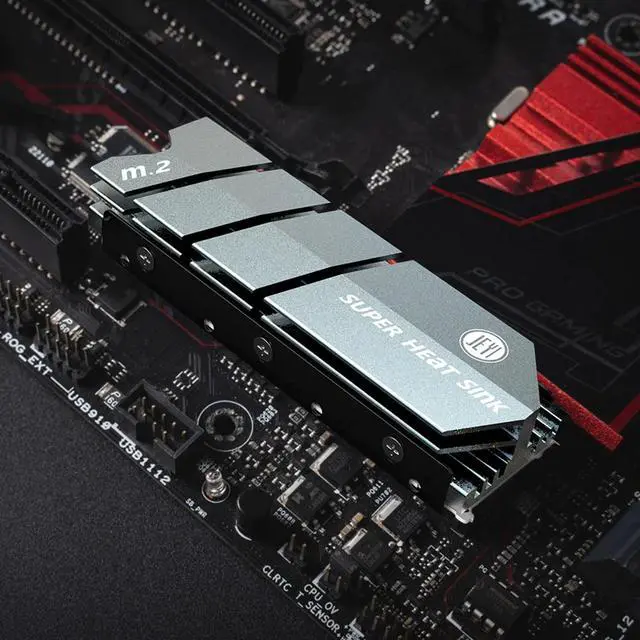 Alt view image 4 of 6 - Heatsink Solid State Heatsink Heat M.2 Cooling Vest Radiator Cooler Heat Sink Heat Pads for NGFF NVME 2280 SSD Hard Drive Disk