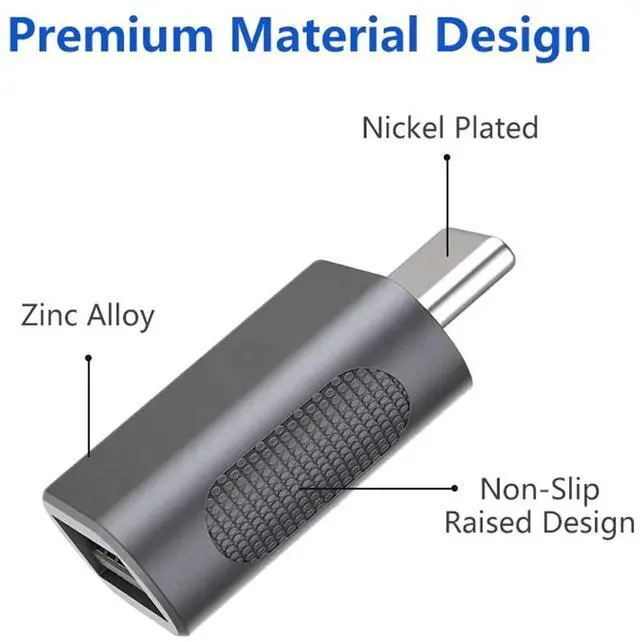 Alt view image 4 of 6 - USB Type C OTG Adapter Type-C USB 3.0 Male to USB C Female OTG Data Adapter Converter Cable Adapter For Macbook iphone 11 pro