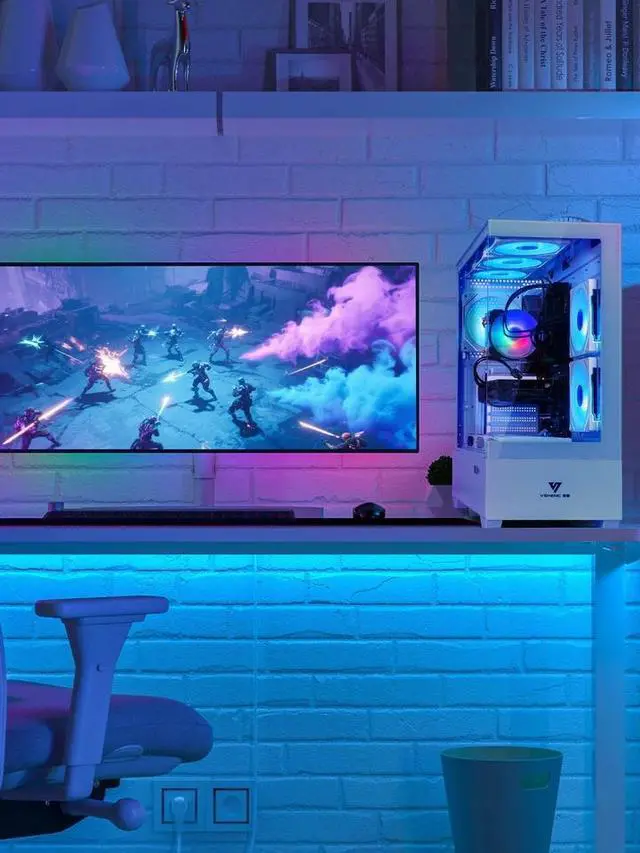 Alt view image 2 of 7 - Gaming PC Desktop Computer Xeon i7 E5 up to 3.2GHz, RTX 2080 Ti 11GB GDDR6, 16GB DDR4 RAM, 512GB SSD + 1TB HDD, Wi-Fi 6, Bluetooth 5.4, 800W PSU, Windows 11 W/ RGB Keyboard & Mouse