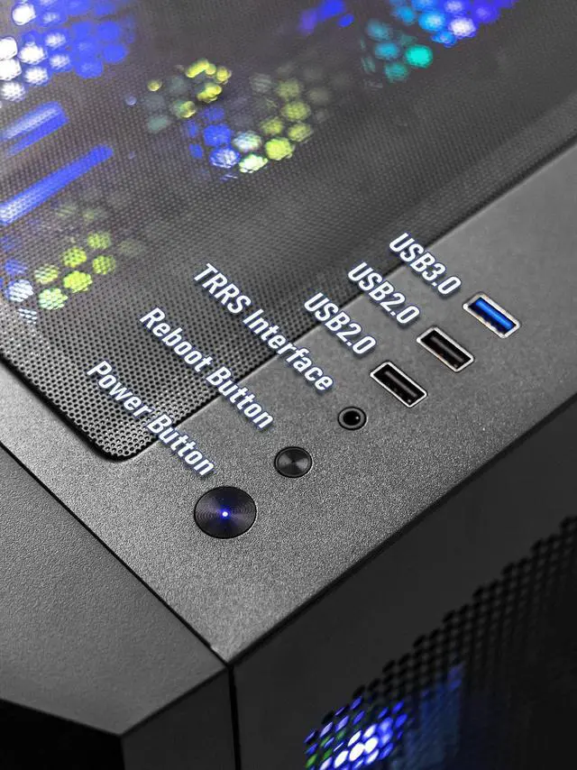 Alt view image 5 of 7 - High-FPS ARGB Gaming PC i7-10700KF 5.1GHz, GTX1080 Ti 11GB DDR5X, 16GB DDR4 RAM, 1TB SSD, WiFi6 BT5.4, Windows 11 Pro, ARGB Fans x9