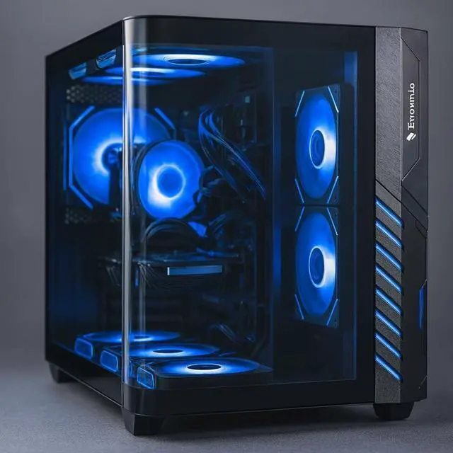 Alt view image 2 of 7 - High-FPS ARGB Gaming PC i7-10700KF 5.1GHz, GTX1080 Ti 11GB DDR5X, 16GB DDR4 RAM, 1TB SSD, WiFi6 BT5.4, Windows 11 Pro, ARGB Fans x9