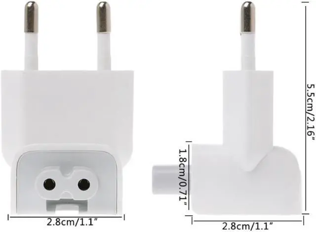 Alt view image 2 of 5 - Enchufe usa a EU cargador Adaptador convertidor de suministros para macBook/iPad/iPhone