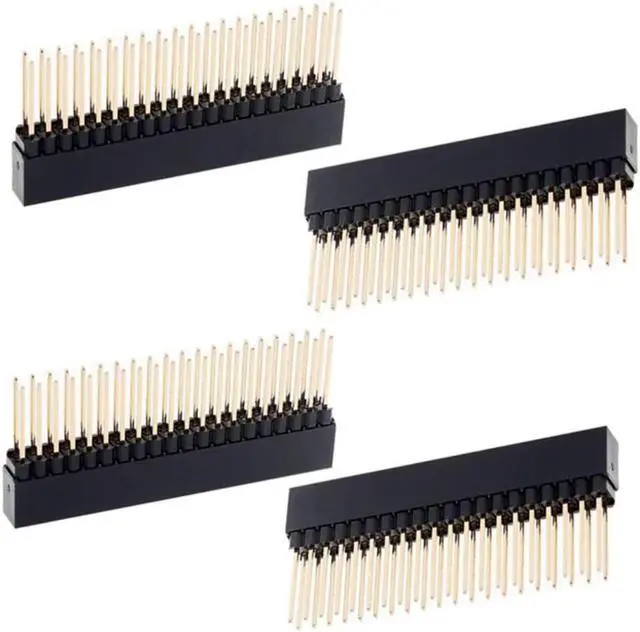 Main image of 2 x 20(40 Pin) Stacking Header for Raspberry Pi A+/B+/Pi 2/Pi 3 Extra Tall Header (Pack of 4)
