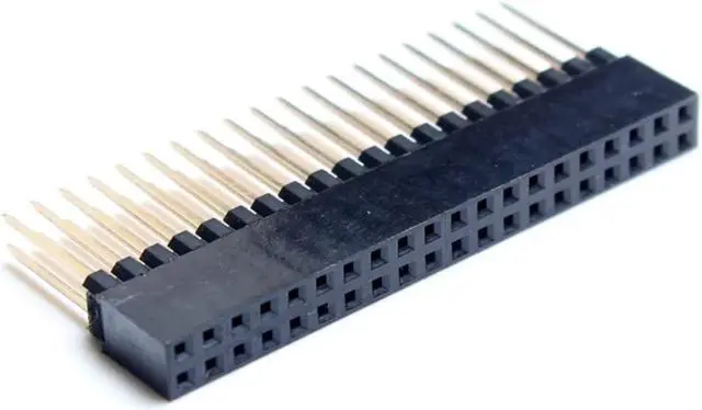 Alt view image 4 of 6 - 2 x 20(40 Pin) Stacking Header for Raspberry Pi A+/B+/Pi 2/Pi 3 Extra Tall Header (Pack of 4)
