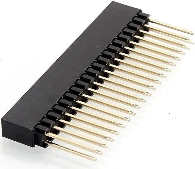 Alt view image 5 of 6 - 2 x 20(40 Pin) Stacking Header for Raspberry Pi A+/B+/Pi 2/Pi 3 Extra Tall Header (Pack of 4)