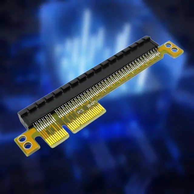 Alt view image 6 of 6 - PCI-E 4X to 16X Riser Card PCI Express Converter Male to Female Extender Adapter Support PCIe 4X Card 8X Card 16X Card