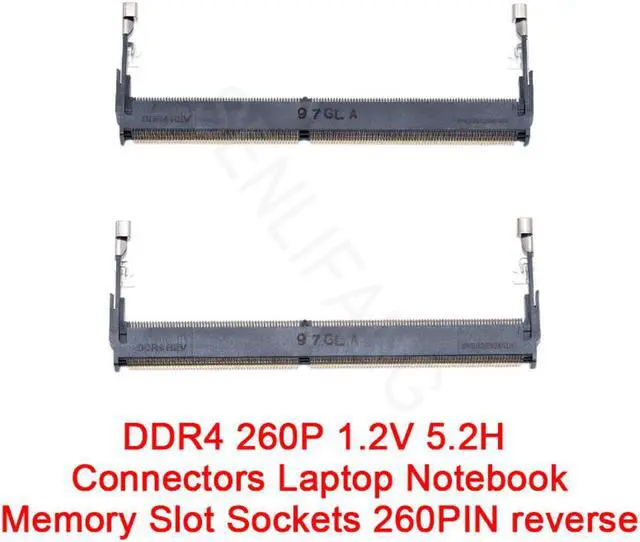 Main image of DDR4 260P 1.2V 5.2H Connectors Laptop Notebook Memory Slot Sockets 260PIN reverse
