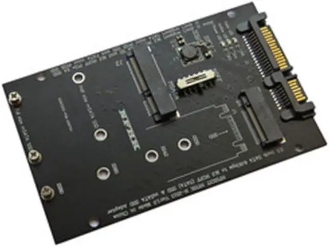 Alt view image 2 of 3 - M.2 NGFF MSATA SSD To 2.5-inch SATA3.0 Adapter 2 In 1 SSD Conversion Card, Suitable for PC Notebook Computers