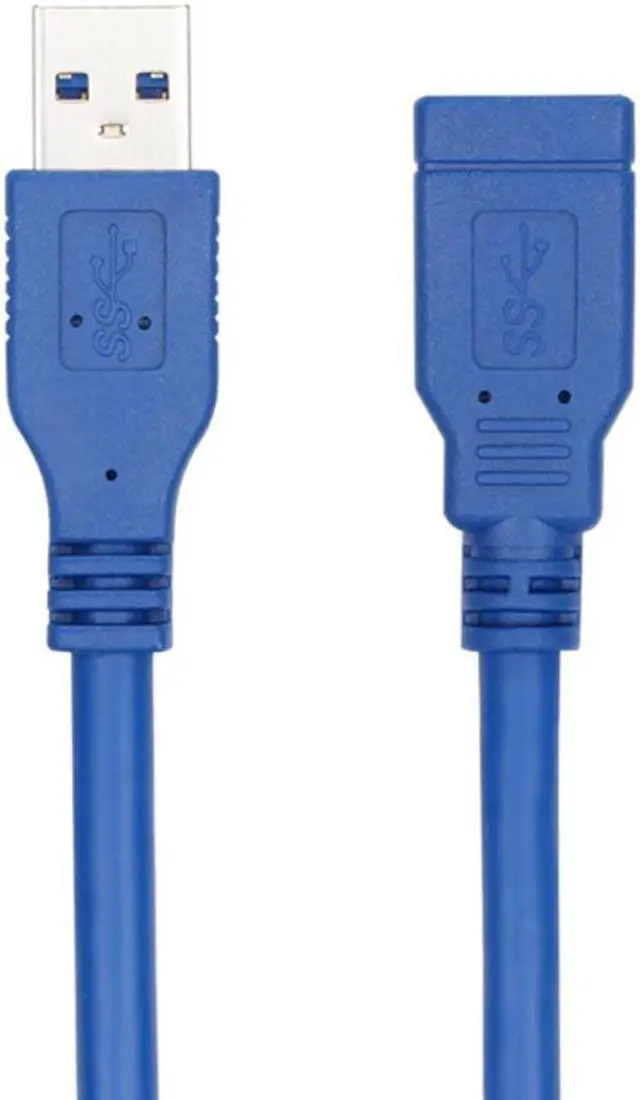 Alt view image 3 of 3 - USB Extension Cable USB 3.0 Cable for Smart TV PS4 Xbox One SSD USB3.0  To Extender Data Cord Mini USB Extension Cable 5m Blue