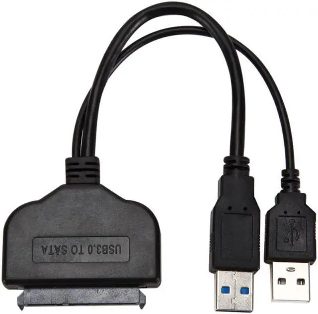 Alt view image 2 of 3 - USB 3.0 To SATA 22 Pin Adapter for 2.5 Inch HDD SSD USB 3.0 To SATA External Power Hard Disk Drive Converter Cable